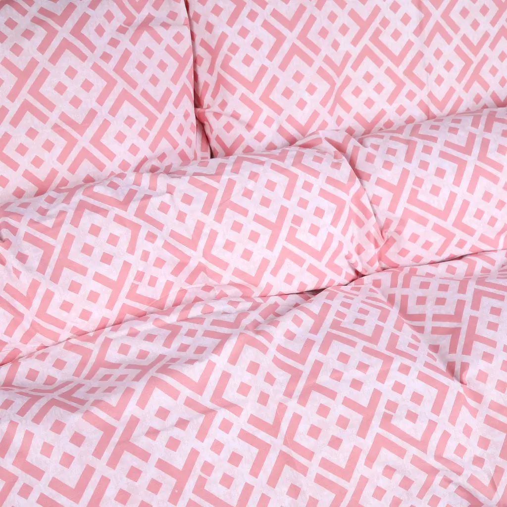 Наволочка Mirson Ranforce Elite Abstract Pink 70х70 см (2200013166832) - фото 4