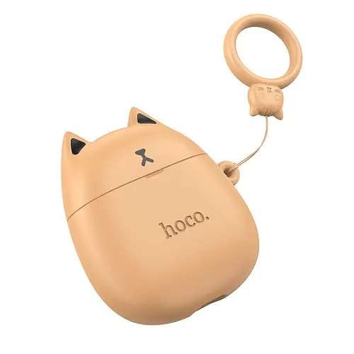 Наушники беспроводные Hoco EW45 True ws stereo headset TWS Caramel Cat - фото 2