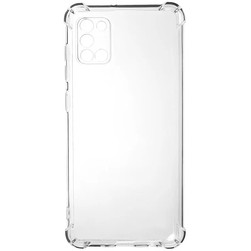 Чехол TPU Getman Ease logo усиленные углы Full Camera для Samsung Galaxy A31 Бесцветный прозрачный - фото 2