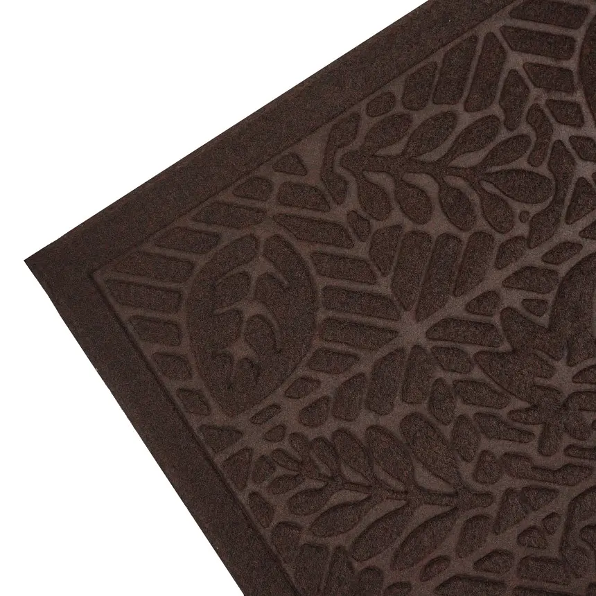 Килимок придверний Eco Fabric Листя без кромки коричневий 45 х 75 см (4575-006) - фото 6