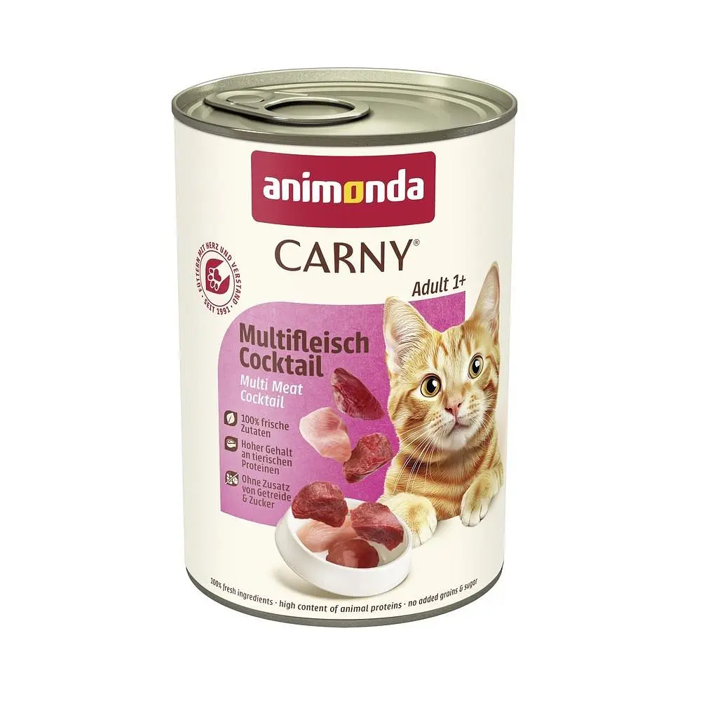 Вологий корм для кішок Animonda Carny Adult Multi Meat Cocktail мультим'ясний коктейль 400 г (арт.AM-83718)