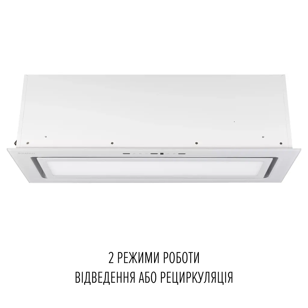 Витяжка повновбудована Perfelli Design Vision 9 Bianco Silenzio - фото 7