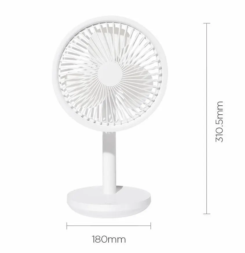 Портативний вентилятор Xiaomi SOLOVE Stand Fan F5 White - фото 3