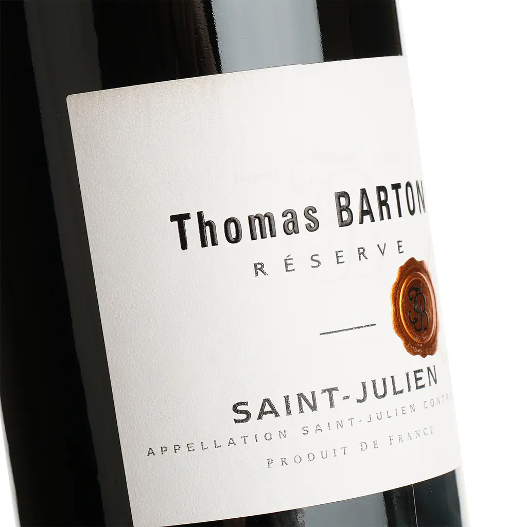 Вино Thomas Barton Reserve Saint-Julien AOC красное сухое 0.75 л - фото 3