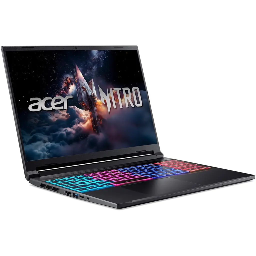 Ноутбук Игровой Acer Nitro V 16S AI ANV16S-41-R3BQ с процессором AMD Ryzen™ 5 240 pana la 5.0GHz, 16", WUXGA, IPS, 180Hz, 16GB DDR5 RAM, 1TB SSD, NVIDIA® - фото 4