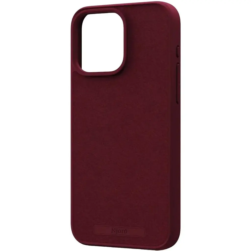 Чехол-накладка Njord Suede MagSafe Case Red для iPhone 15 Pro Max (NA54SU11) - фото 2