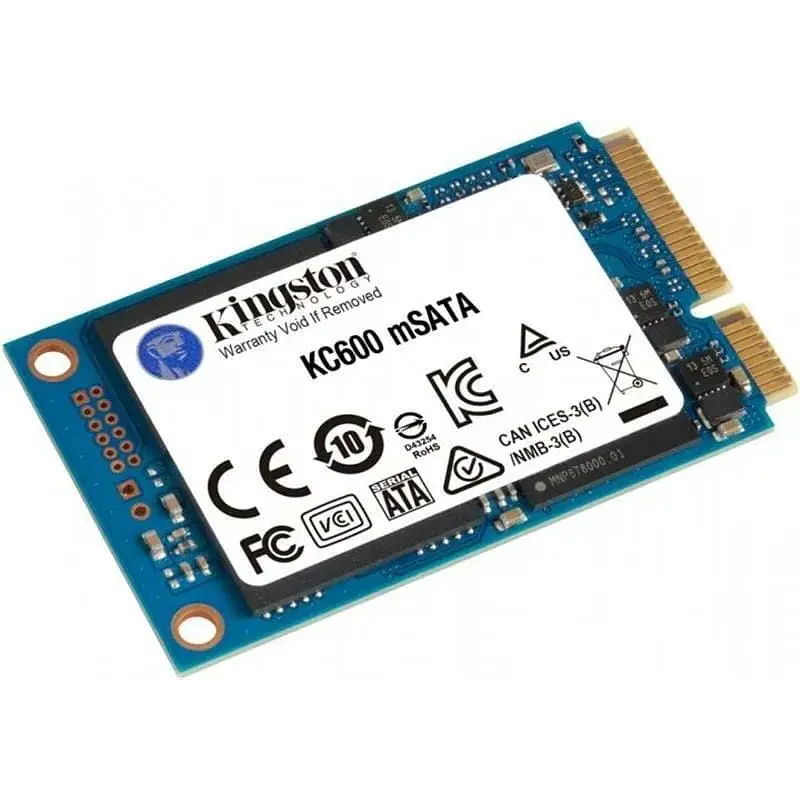 Накопичувач SSD Kingston KC600 mSATA SATAIII 3D TLC 512GB (SKC600MS/512G) - фото 2