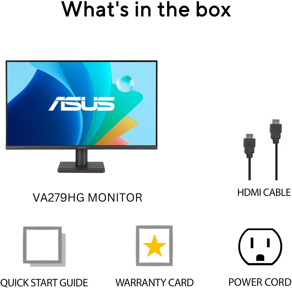 Монітор Asus 27` VA279HG (90LM04J1-B02371) IPS Black 120Hz - фото 7