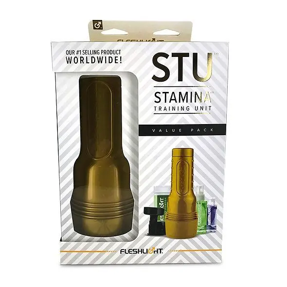 Мастурбатор Fleshlight STU Value Pack: присоска, змазка, очищувальний та відновлювальний засіб - фото 2