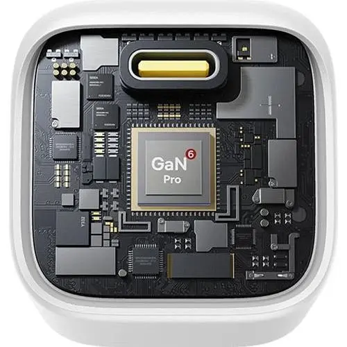 Мережевий зарядний пристрій Baseus PicoGo GaN USB-C 45W Moon White (P10176800213-00) [146301] - фото 6