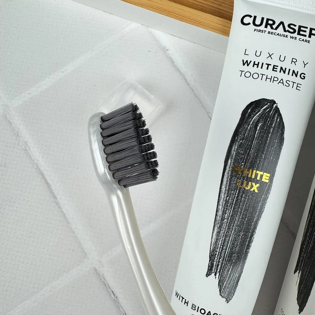 Набір Curasept Whitining Luxury White (паста 75 мл + зубна щітка) - фото 2