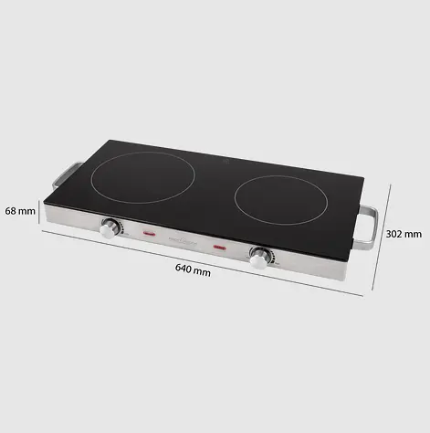 Електрична плита на дві конфорки 2800Вт Profi Cook PC-DKP 1211 - фото 4