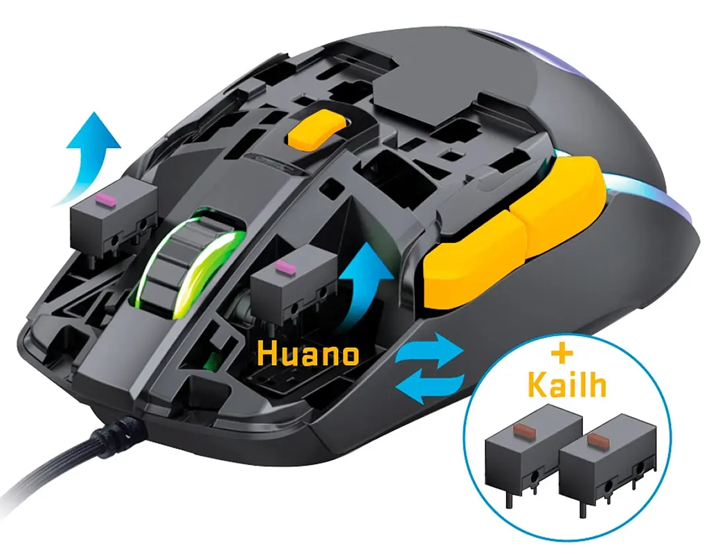 Миша комп'ютерна YMS 3600BK MARKSMAN Gaming Mouse Yenkee teh0022069 - фото 2