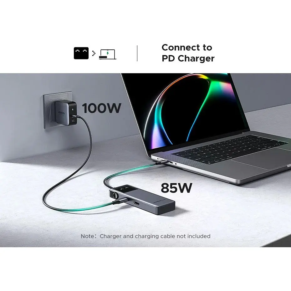 USB-хаб Ugreen Uno 5in1 CM888 (45154) [143011] - фото 6