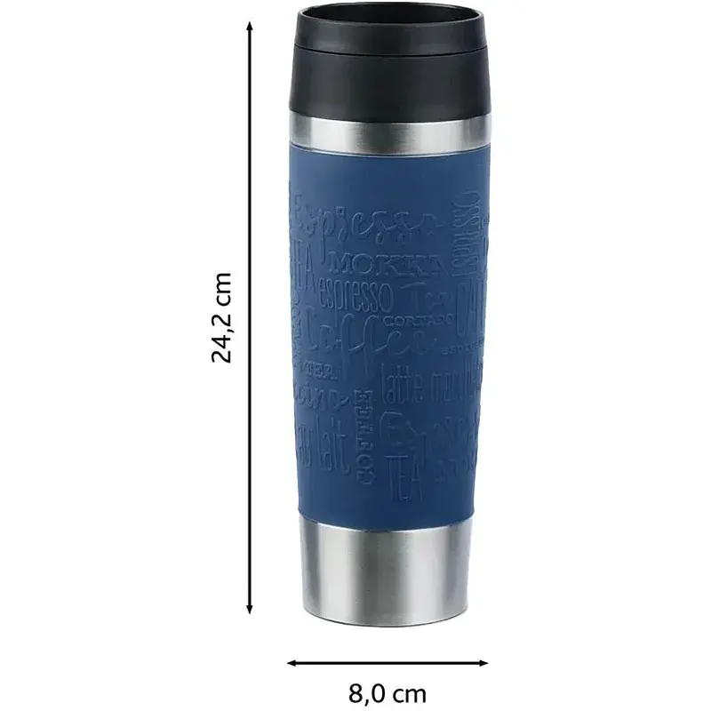 Термочашка Tefal Travel Mug Classic 500 мл Blue (N2022110) - фото 3