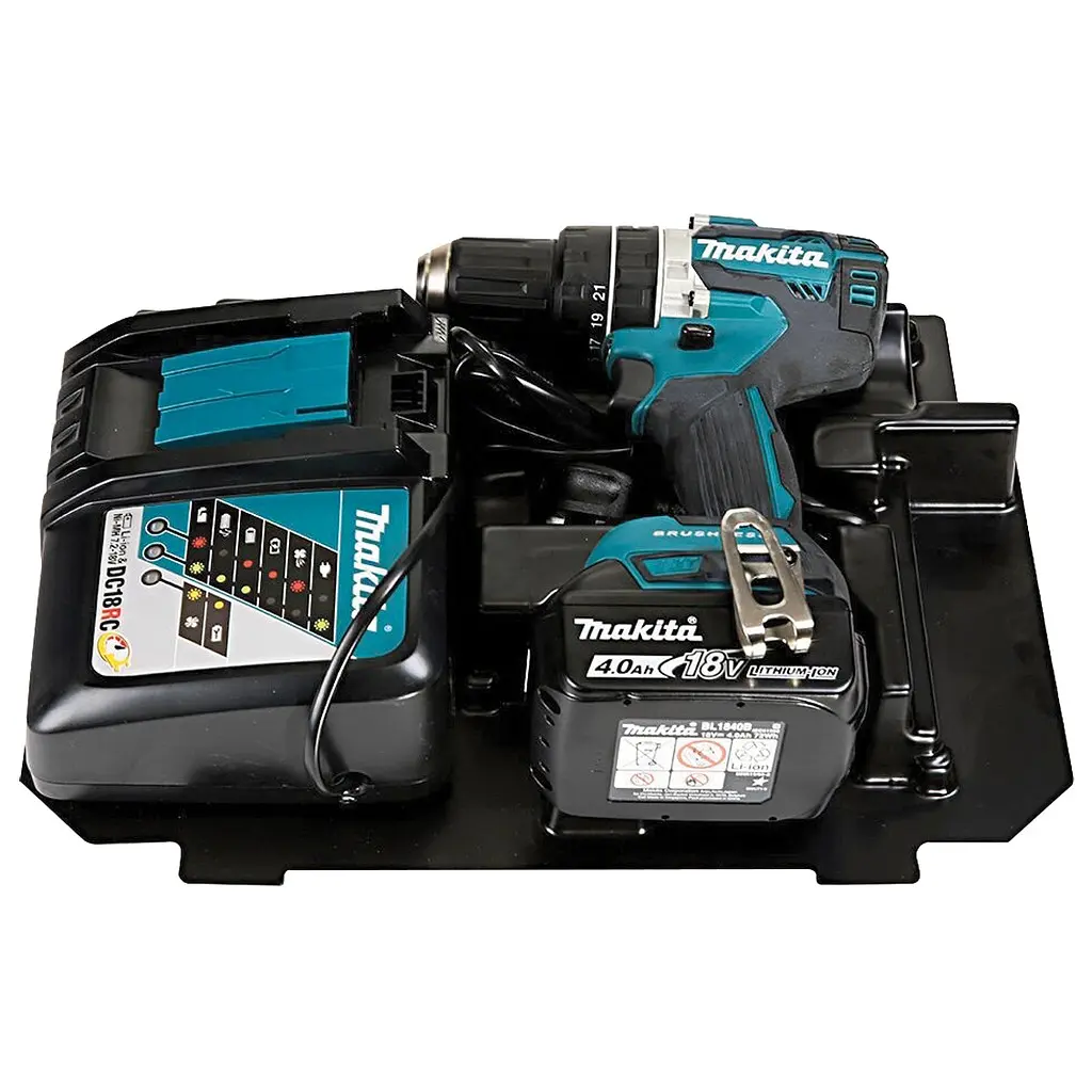 Вкладка 837916-4 для кейса Makita Makpac №2 (для шурупокрутів серії Makita LXT, зарядного пристрою DC18RC та 3-х акумуляторів) - фото 3
