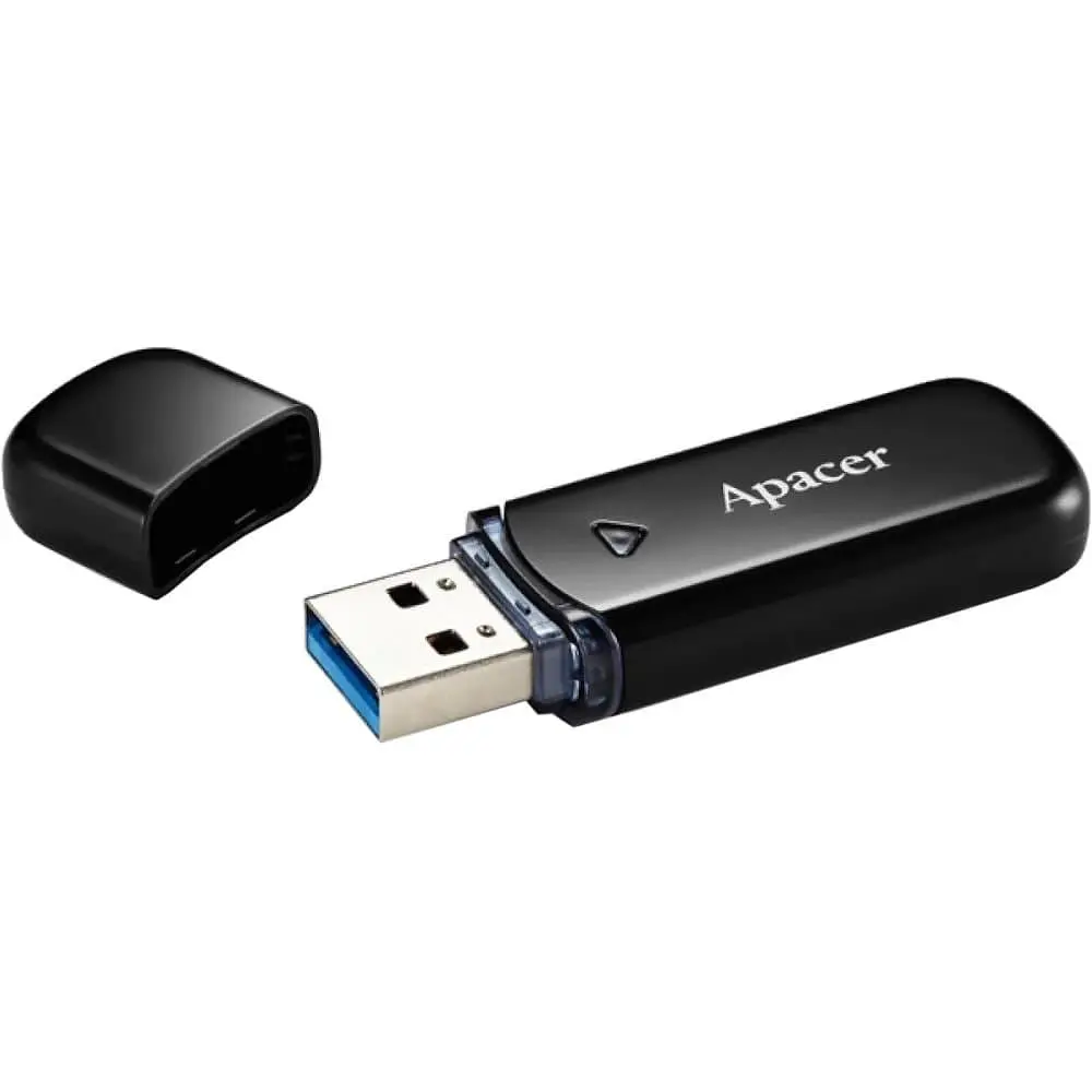Флеш-накопичувач Apacer USB3.2 128GB AH355 Black (AP128GAH355B-1) - фото 3
