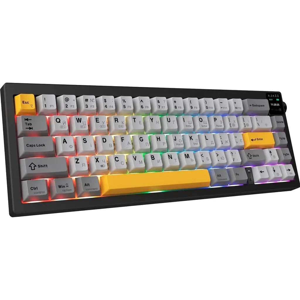 Клавіатура Ajazz AK650 Flying Fish Switch Black (AK650-FF-BGY) [129497] - фото 4