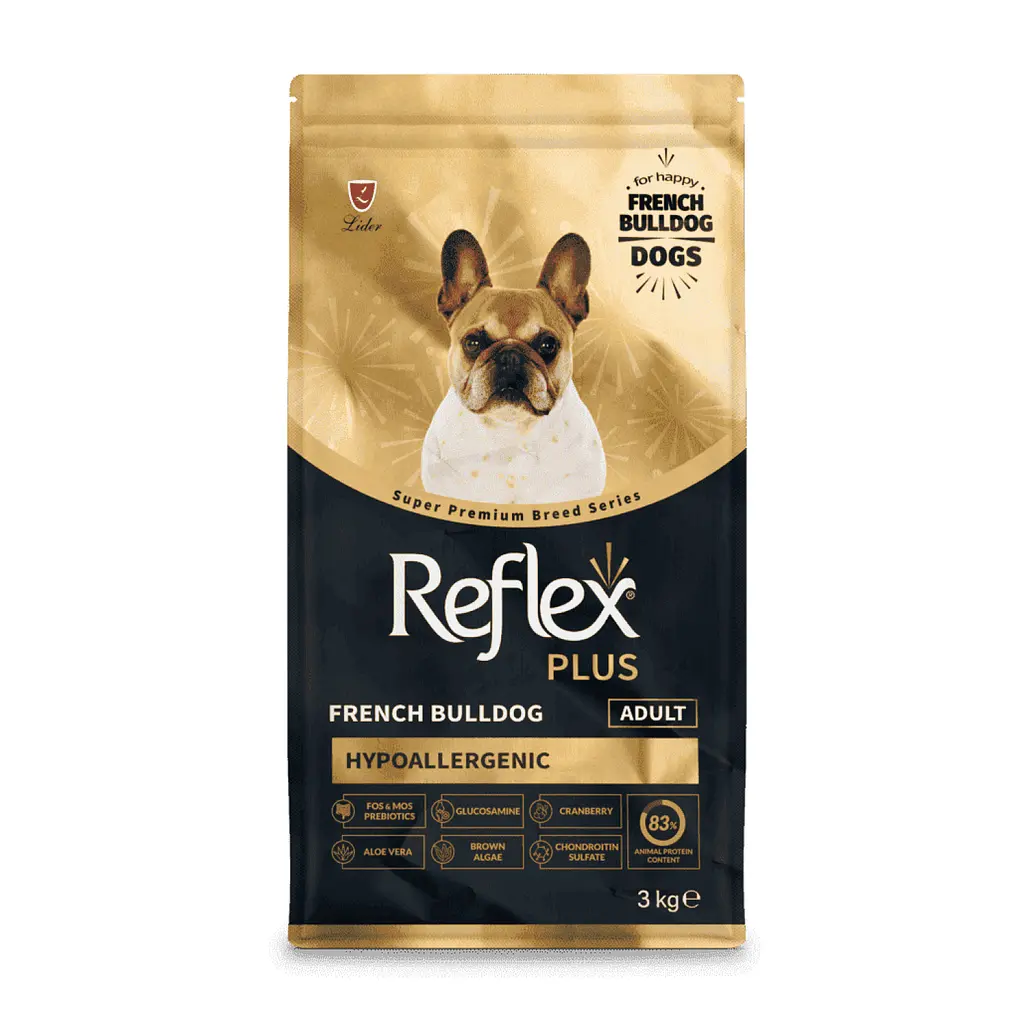 Полноценный и сбалансированный сухой корм Reflex Plus для собак породы французский бульдог 3 кг - фото 2