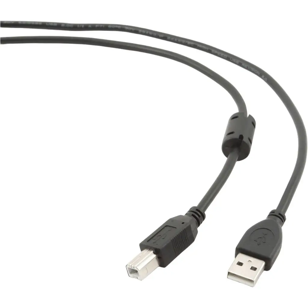 Кабель Cablexpert USB 2.0 AM/BM 3m Black (CCFB-USB2-AMBM-3M) [119098] - фото 2