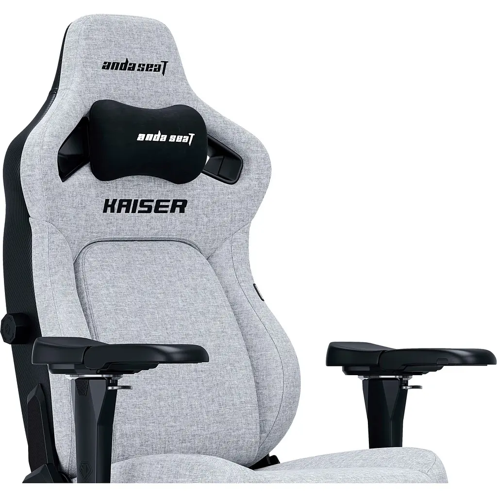 Геймерское кресло Anda Seat Kaiser 4 L Linen Fabric Ash Gray (AD12YDDC-L-20-G-CF) [121782] - фото 7