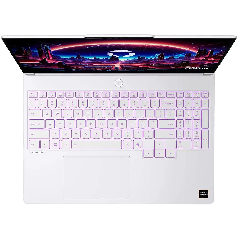 Ноутбук Lenovo Legion 5 15AGP11 (15.3 2.5K OLED, Ryzen 7 AI 450, 16 GB, 512 SSD, RTX 5060 8 GB, DOS) Glacier White (83Q6009HRA) - фото 4