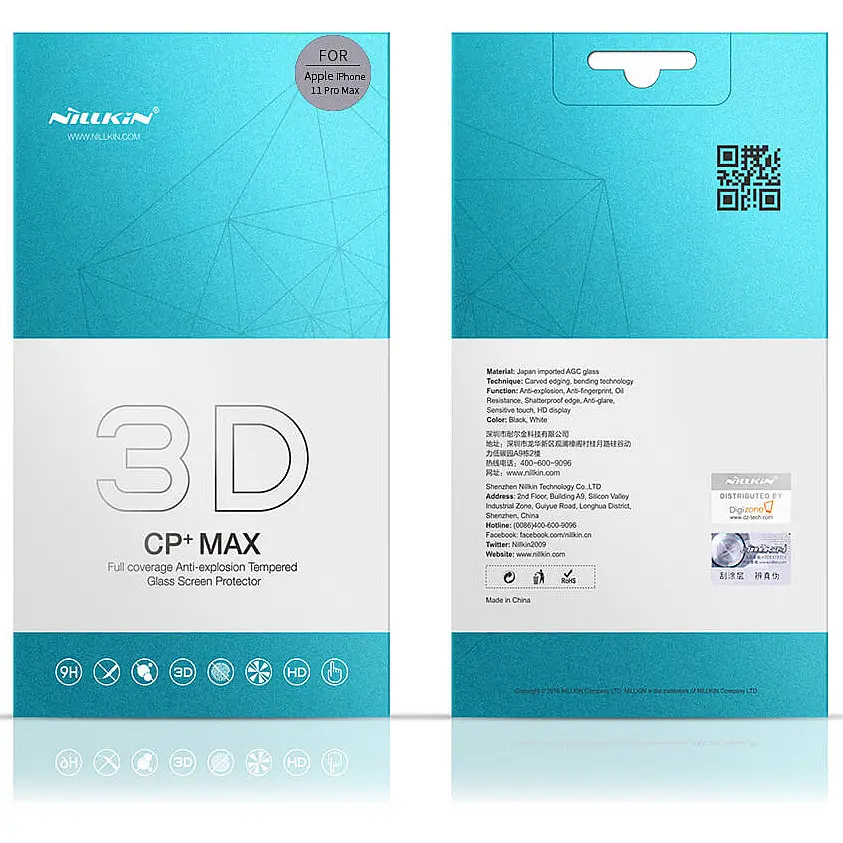 Захисне скло (CP+ max 3D) для Apple iPhone 11 Pro (5.8") Nillkin teh0032089 - фото 8