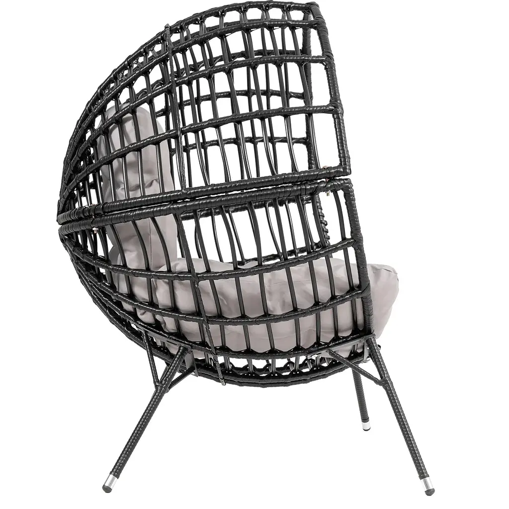 Садове крісло Di Volio Arancia чорно-сірий - фото 4