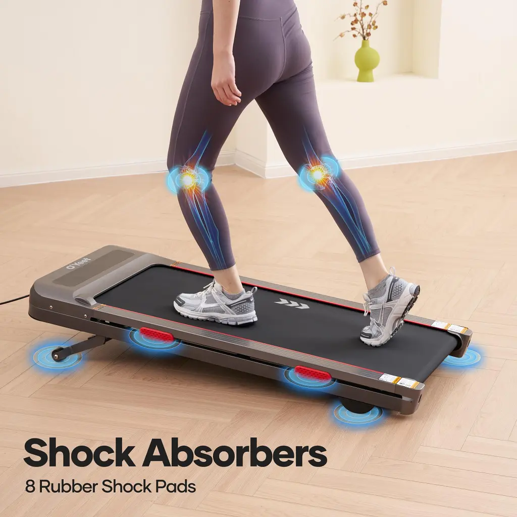 Бігова доріжка Oyeet Walking Pad Treadmill TM-YT103 з авторегулюванням нахилу (TM-YT103) - фото 7