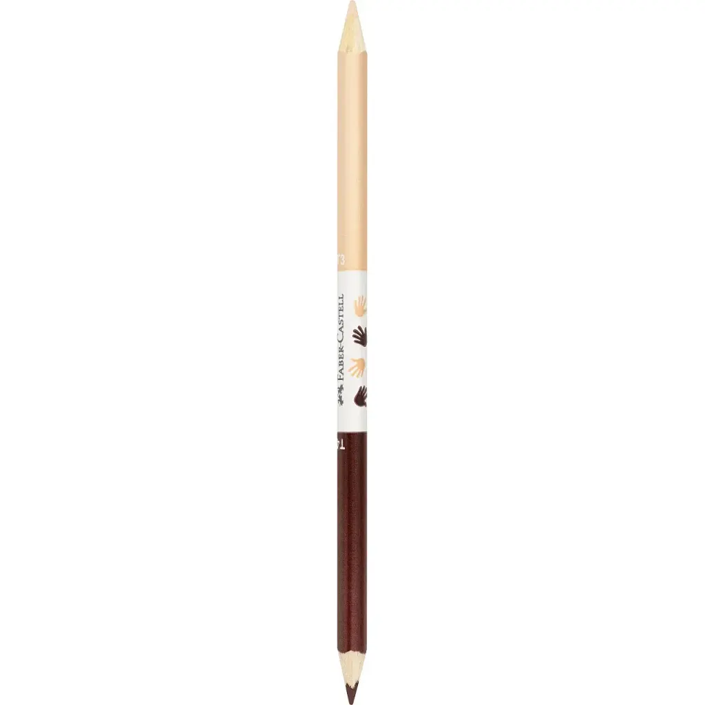 Олівці кольорові Faber-Castell Children of the World 24 кольору тригранні + 3 двосторонніх круглих, (511515) (32332) - фото 3