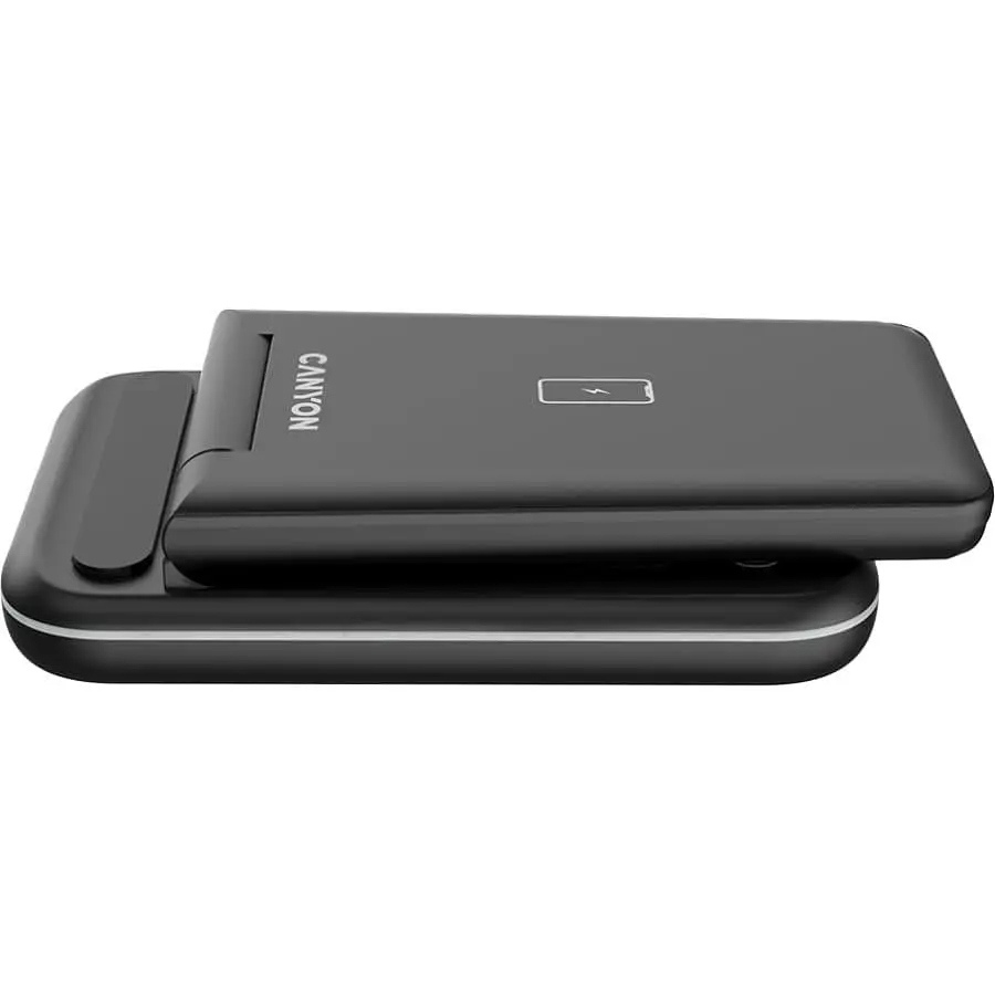 Зарядний пристрій Canyon WS-304 3 в 1 QI Black (CNS-WCS304B) - фото 5