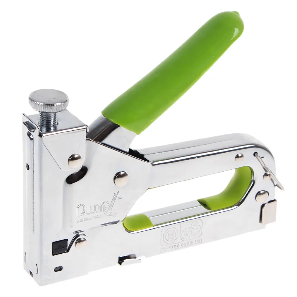 Степлер строительный Alloid Building Tools для скоб 4-14 мм + 200 скоб 8 мм (SG-41402) - фото 2