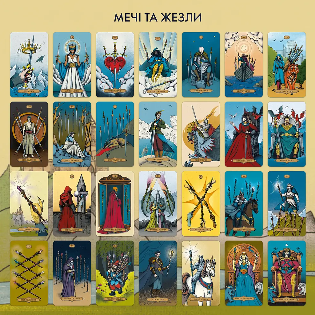Карти Таро «Магічне Таро: Чаклунський Всесвіт» - фото 9