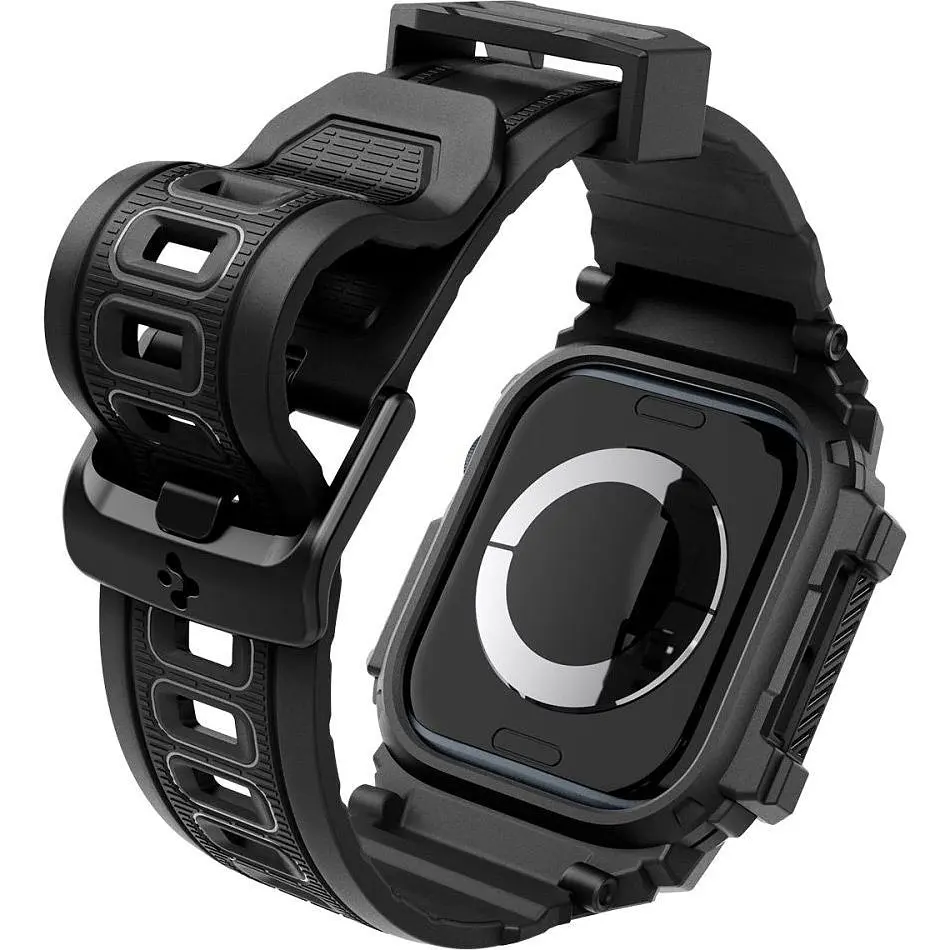 Чохол-ремінець Spigen Rugged Armor Pro для Apple Watch 46mm Matte Black (ACS08604) [149627] - фото 7