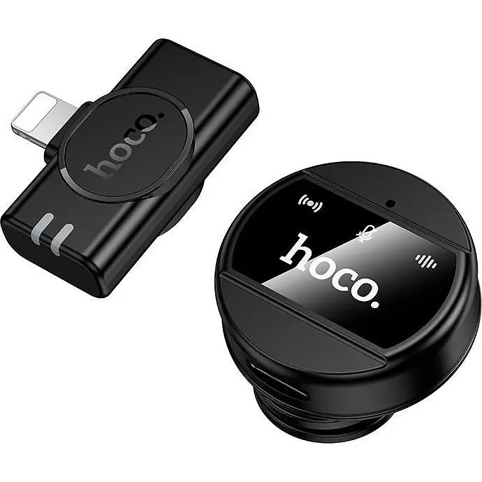 Мікрофонна радіосистема Hoco L21 Charm Lightning Black [158611] - фото 3