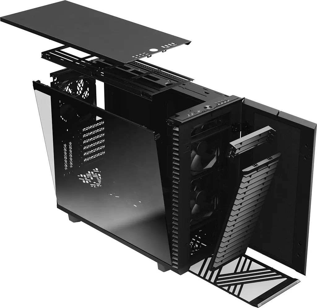 Корпус Fractal Design Define 7 Dark Tempered Glass Black (FD-C-DEF7A-03) Без БП - фото 9