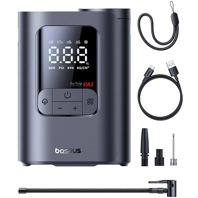 Автомобільний насос Baseus GoTrip VA1 Pro (C01197) Cosmic Black - фото 3