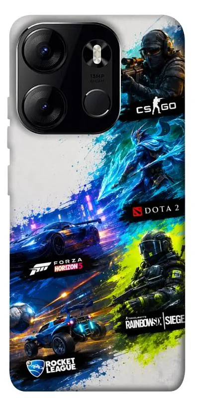 TPU чехол Demsky Full Throttle для Tecno Spark Go 2023