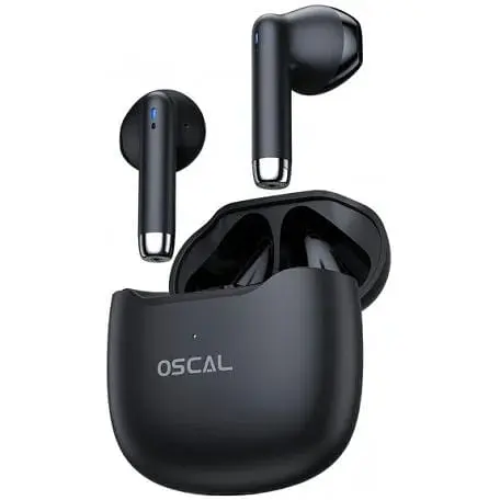 Бездротові навушники Oscal HiBuds 5 Bluetooth чорні 6931548314288 - фото 2