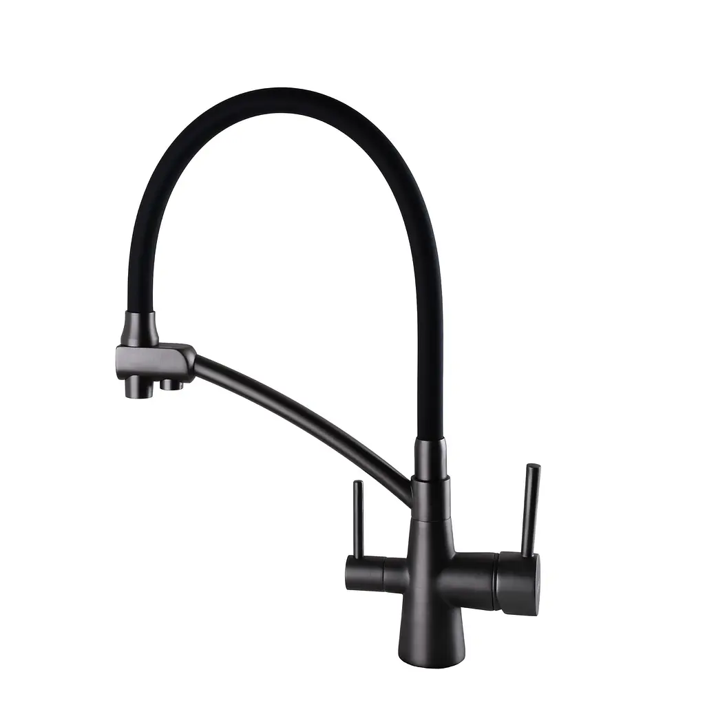 Змішувач для кухні під осмос Globus Lux Lazer GLLR-0700-11-GRAPHITE (22990) - фото 4