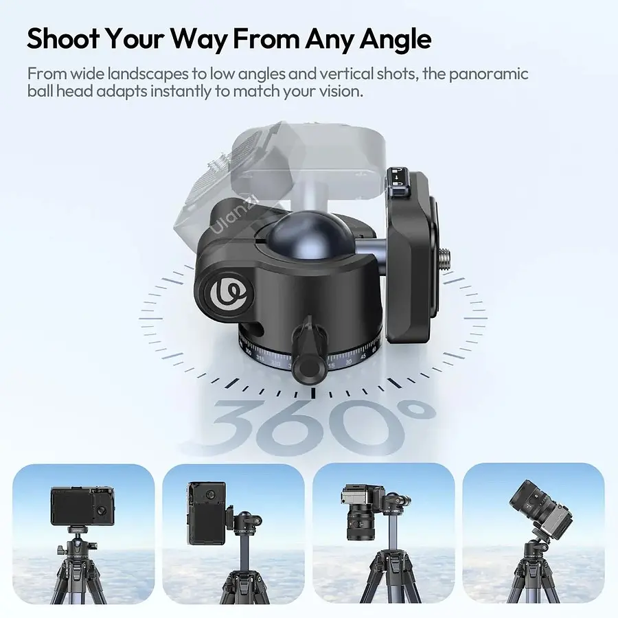 Штатив Ulanzi OMBRA II YING Tripod Black (T156) - фото 9