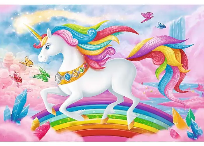 Пазл Trefl У кришталевому світі Єдинорогов 100 ел. (16364) - фото 2