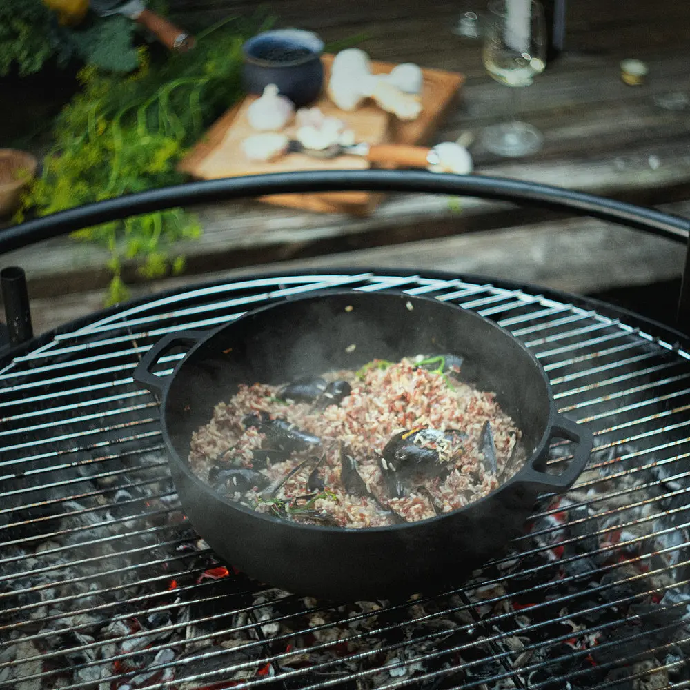 Каструля з кришкою чавунна Fiskars Norden Grill 6 л, 30 см (1066430) - фото 10