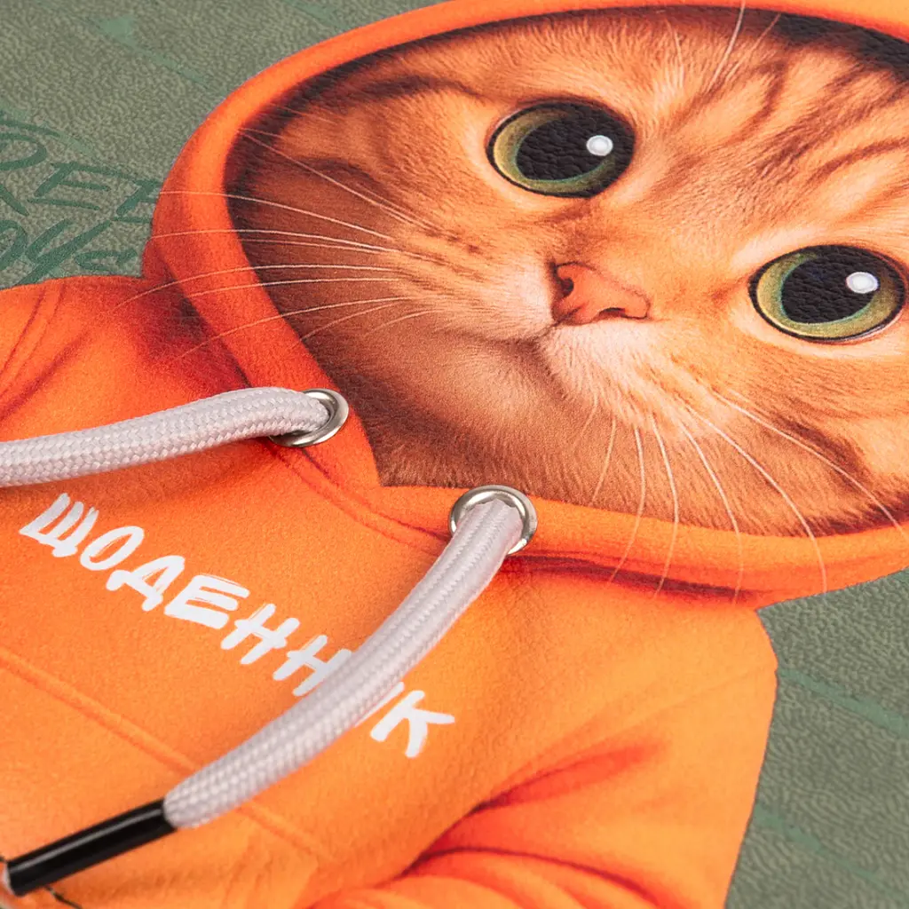 Щоденник шкільний Yes Urban Cat A5 40 аркушів PU твердий (911694) - фото 2