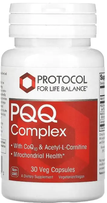 Пірролохінолінхінон Protocol for Life Balance PQQ Complex 30 вег капс