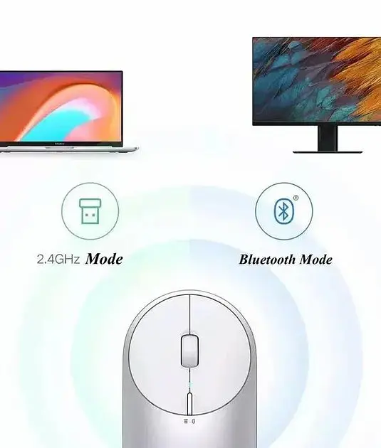Миша комп'ютерна Xiaomi Mi Portable Mouse 2 Black (BXSBMW02) - фото 8