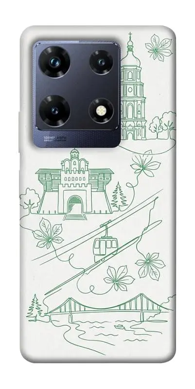 TPU чохол Demsky Heart of Kyiv для Infinix Note 30 Pro