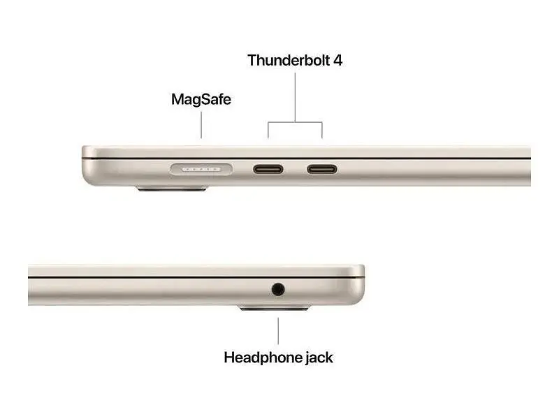 Ноутбук Apple MacBook Air 15 2026 M5 10 core GPU 24GB 1TB Starlight (MDVF4) - фото 3