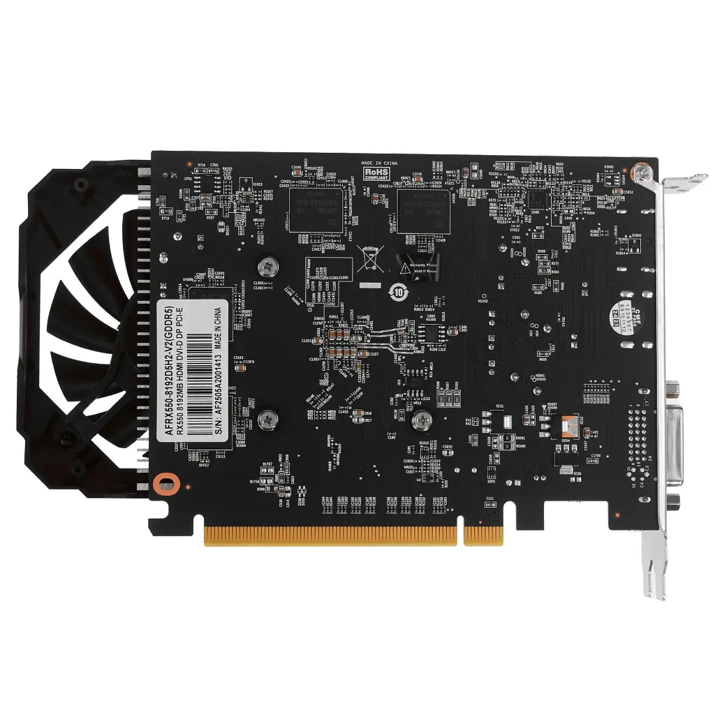Відеокарта Afox Radeon RX 550 8Gb (AFRX550-8192D5H2-V2) - фото 6