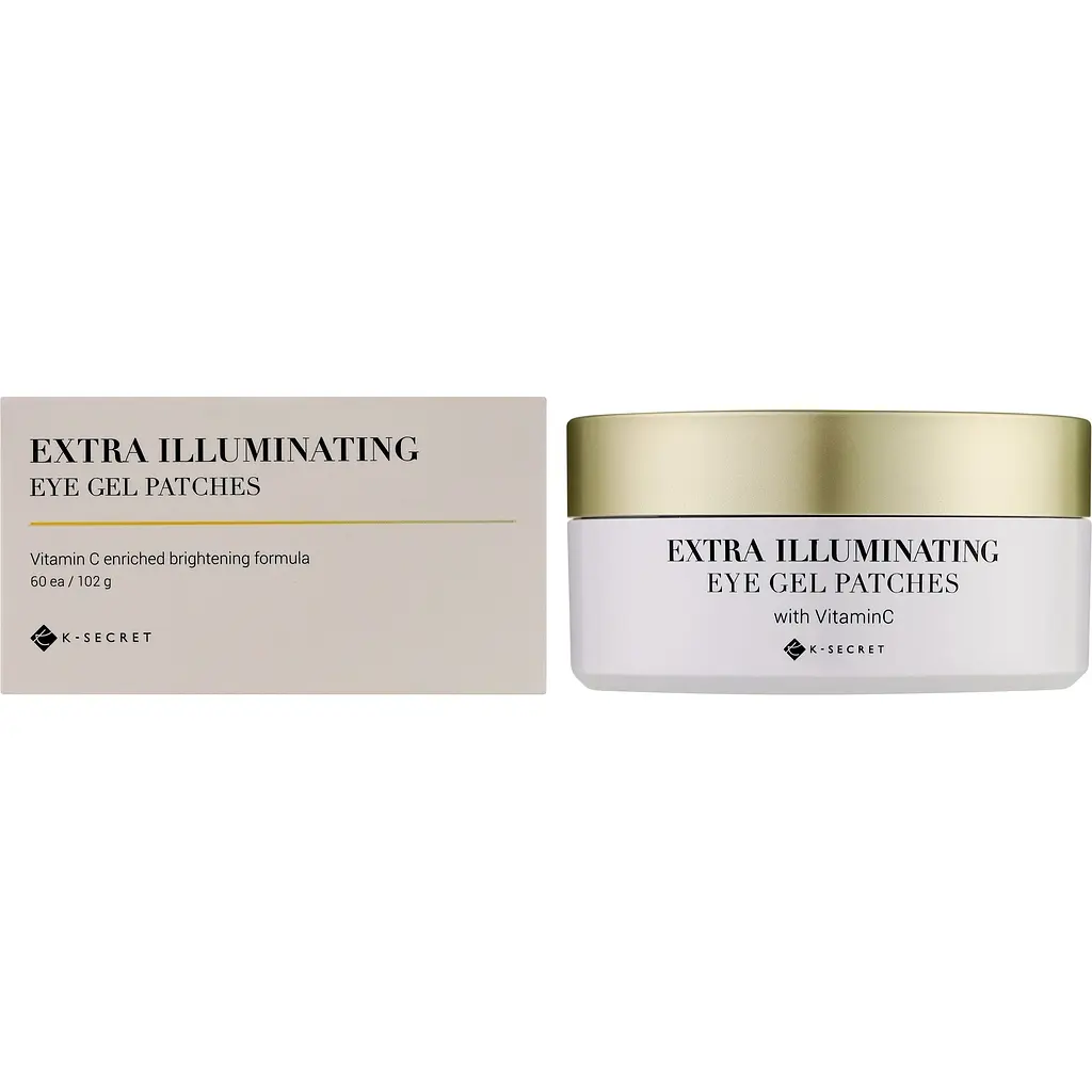 Патчі проти темних кіл під очима K-Secret Extra Iluminating Eye Gel Patches With Vitamin C 102 г - фото 2